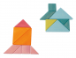 Preview: Grimm's Legespielset Tangram inkl. Vorlagenheft