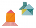 Grimm's Legespielset Tangram inkl. Vorlagenheft
