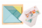 Grimm's Legespielset Tangram inkl. Vorlagenheft