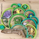 Large Rainbow meadow green