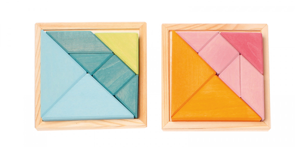 Grimm's Legespielset Tangram inkl. Vorlagenheft