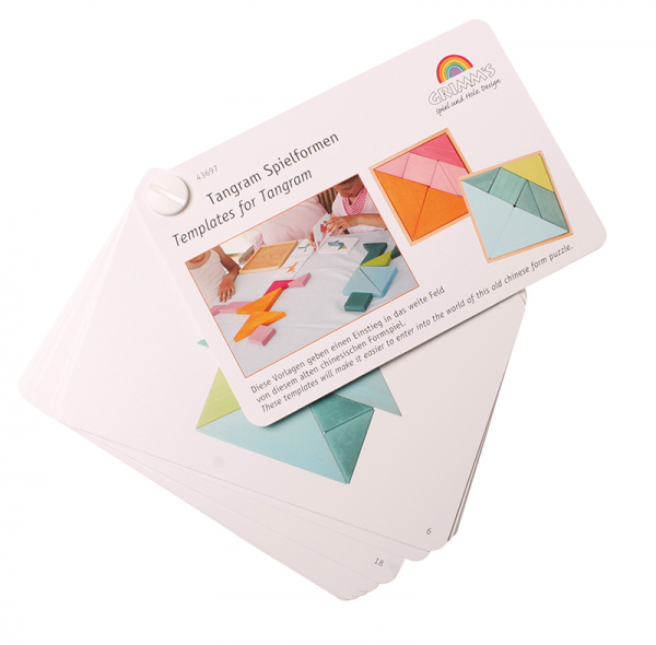 Grimm's Legespielset Tangram inkl. Vorlagenheft